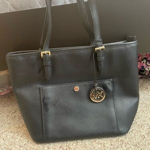 Black MK tote bag